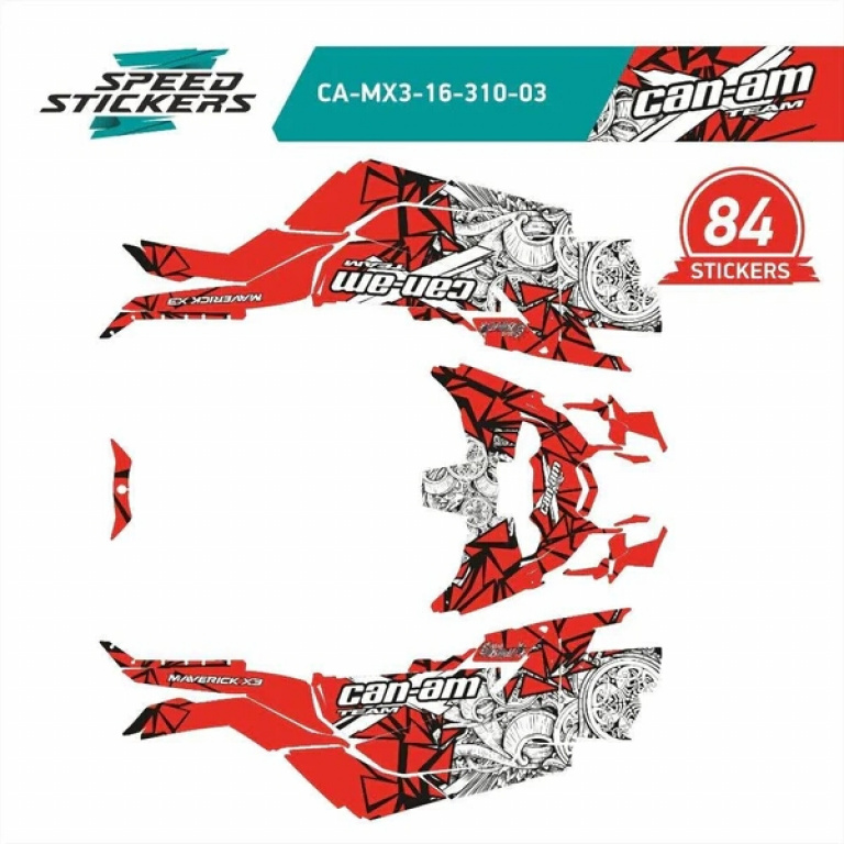 Mud Bandit Red for Can-Am Maverick X3 2 Doors